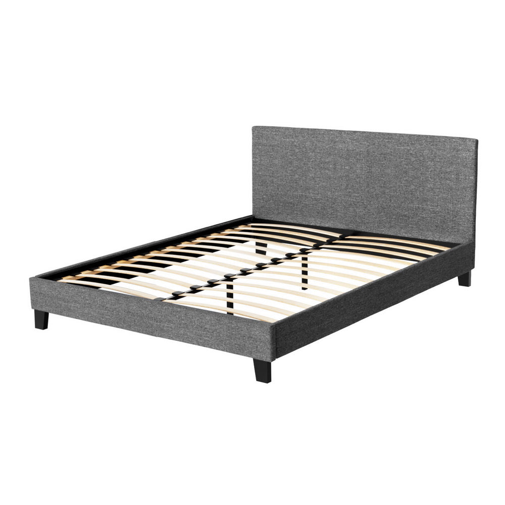 Artiss Bed Frame Queen Size Grey NEO
