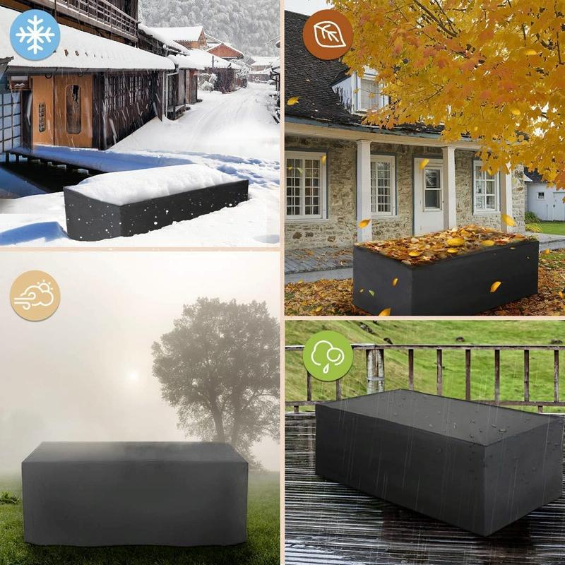 Waterproof Outdoor Furniture Cover for Garden Table and Chairs - 350x260x90cm