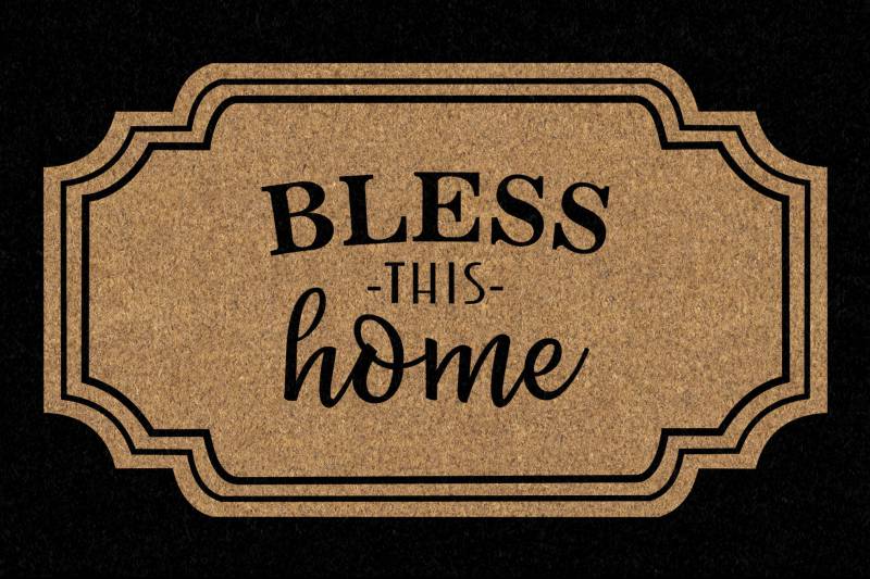 Bless This Home Doormat 60x40cm